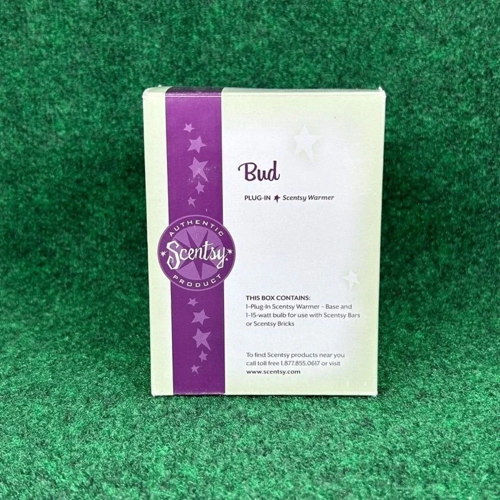 Scentsy Bud Plug-In Warmer Porcelain Floral Pattern 15W Bulb For Wax Melts‎